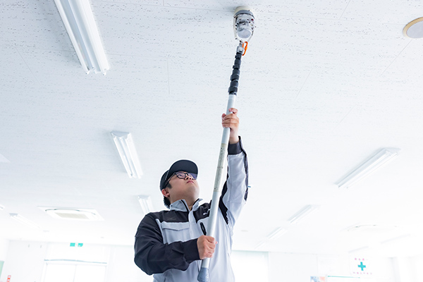 写真：消防設備工事